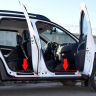Накладки в проемы передних и задних дверей "КАРТ" для Renault Duster дорестайлинг до 2015 г.в. купить недорого с доставкой в Саранск