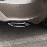 Имитация выхлопа SPACE GRAY (серый глянец) для Volkswagen Polo Liftback (2020-2023) купить недорого с доставкой в Саранск