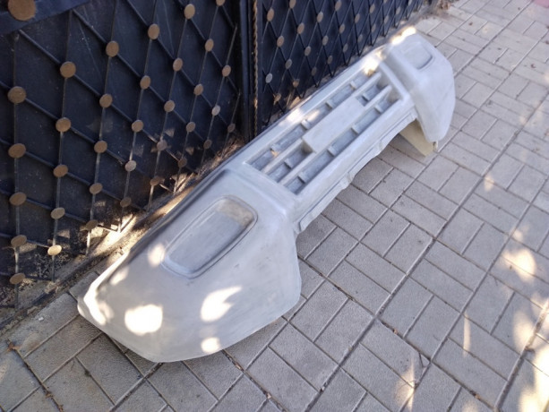 Силовой передний бампер стеклопластиковый на Mitsubishi Pajero III купить недорого с доставкой в Саранск
