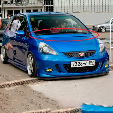 Накладка на капот "Fabolous" для Honda Fit GD купить недорого с доставкой в Саранск