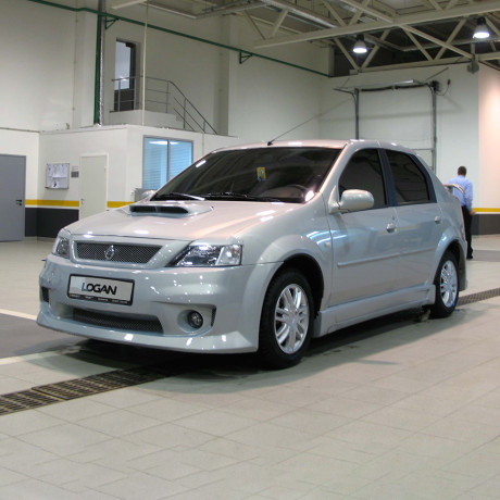 Накладка на капот "Power DM" для Renault Logan купить недорого с доставкой в Саранск